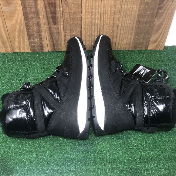 NEW Sorel Whitney Short Lace Patent Black Boots LL3433-010 Women's7.5Waterproof - Picture 10 of 14